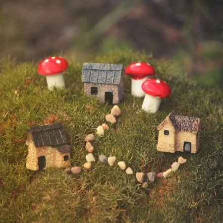 micro houses fairy garden
