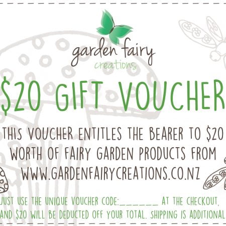 fairy garden gift voucher