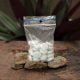white glass stones