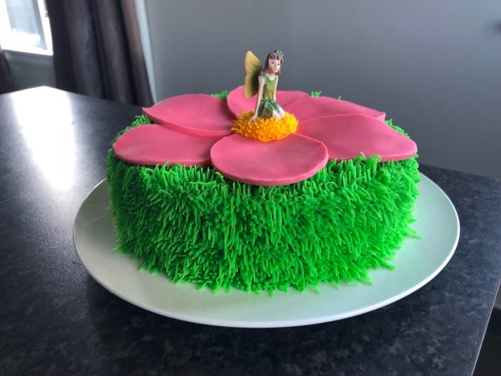 fairy garden cake topper