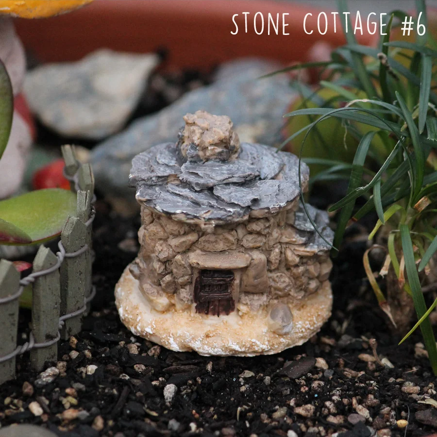 miniature stone cottage