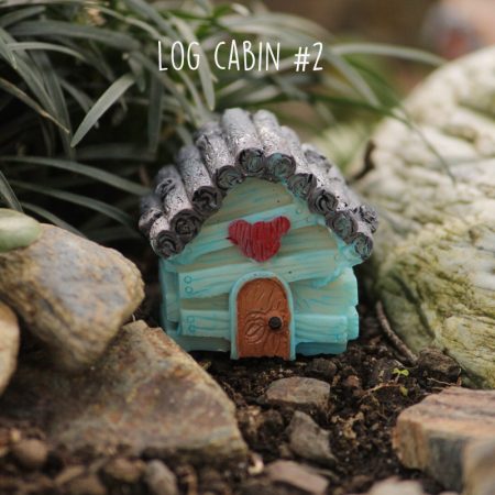 miniature log cabin