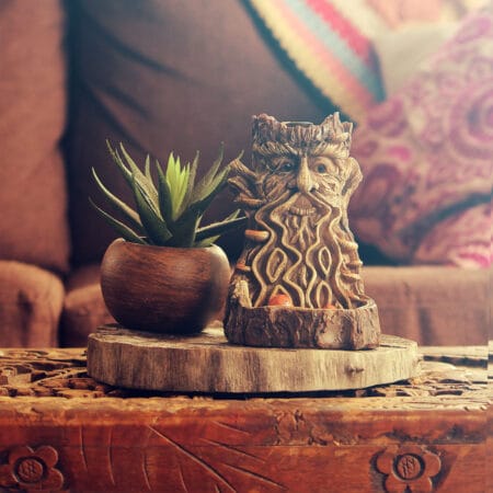 Bearded Tree Man Incense Holder - 15cm
